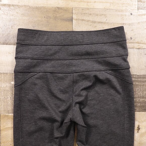 Democracy high waisted leggings women's medium heather charcoal - Picture 10 of 13